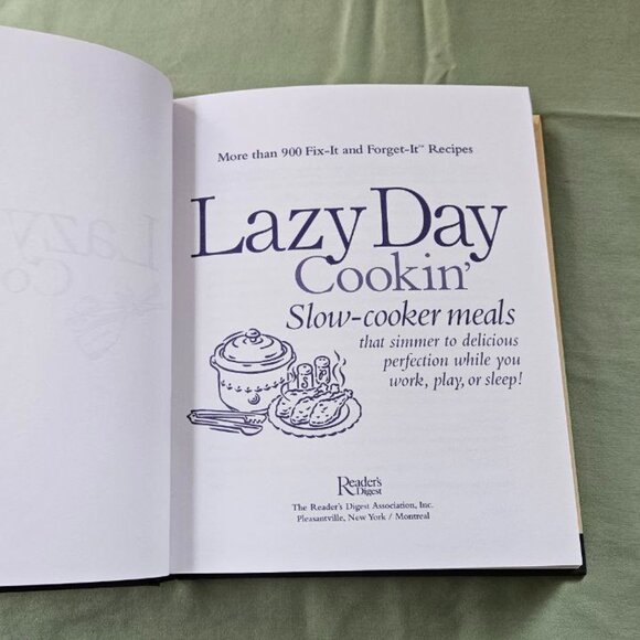 Lazy Day Cookin: Slow-Cooker Meals That Simmer to Delicious Perfection Hardcover - Picture 3 of 7